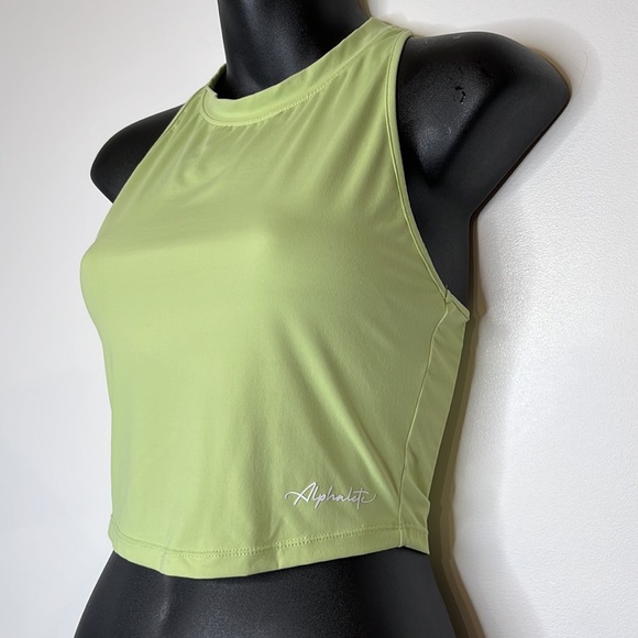 Alphalete ultra soft crop tank - Sap Green - Picture 2 of 4